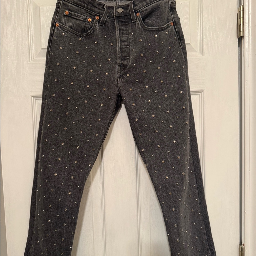 Polka Dot Black Jeans